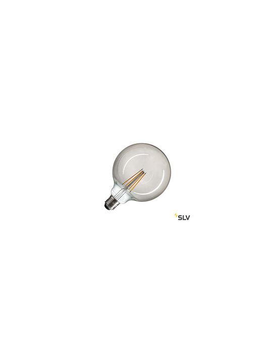 Source LED G95/G125, E27, 7W, 2700K, 440lm, 280°, variable, verre fumé