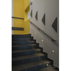 WORO, encastré mural intérieur, blanc mat, LED, 1,1W, 2700K