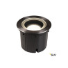 DASAR® 270, encastré de sol extérieur, symétrique, rond, noir mat/inox brossé, LED, 30W, 3000K, IP65
