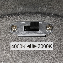 ENOLA, plafonnier extérieur, rond, L, anthracite, LED, 35W, 3000K/4000K, IP65