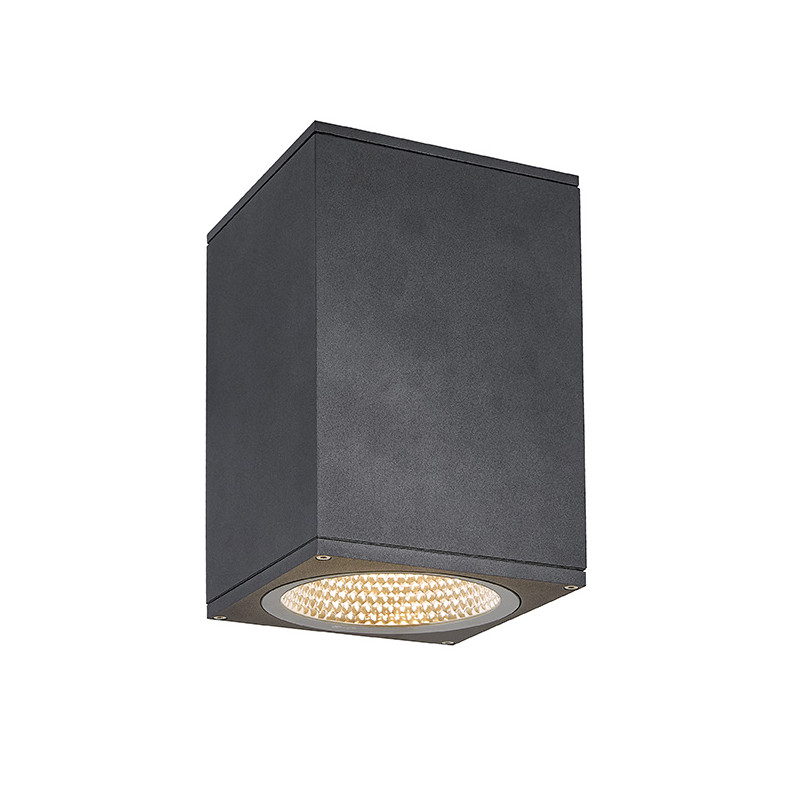 ENOLA, plafonnier extérieur, carré, L, anthracite, LED, 35W, 3000K/4000K, IP65