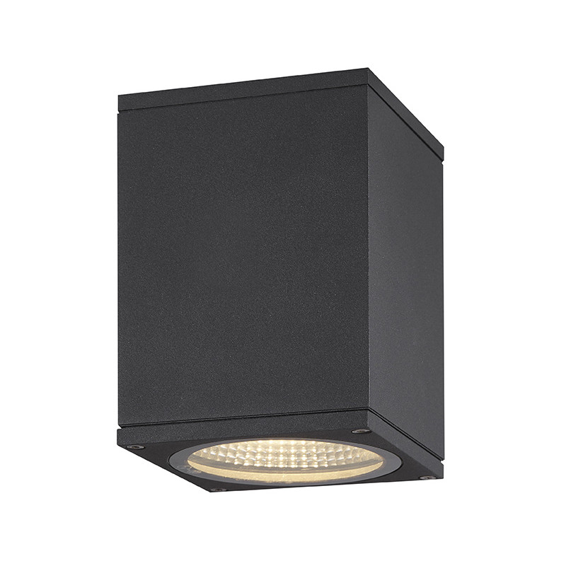 ENOLA, plafonnier extérieur, carré, S, anthracite, LED, 9W, 3000K/4000K, IP65