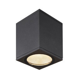 ENOLA, plafonnier extérieur, carré, S, anthracite, LED, 9W, 3000K/4000K, IP65