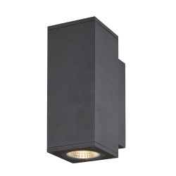 ENOLA, applique extérieure, carré, S, anthracite, LED, 7W, 3000K/4000K, IP65, up/down