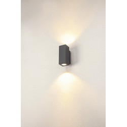 ENOLA, applique extérieure, carré, S, anthracite, LED, 7W, 3000K/4000K, IP65, up/down