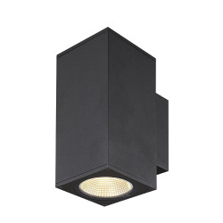 ENOLA, applique extérieure, carré, M, anthracite, LED, 19W, 3000K/4000K, IP65, up/down