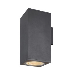 applique extérieure carré ENOLA L, anthracite, LED, 53W, 3000K/4000K, IP65, up/down