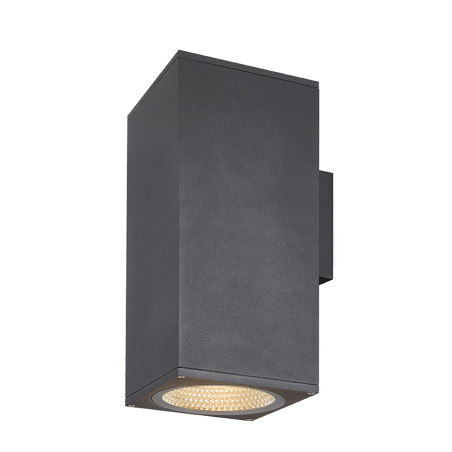 applique extérieure carré ENOLA L, anthracite, LED, 53W, 3000K/4000K, IP65, up/down