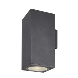 applique extérieure carré ENOLA L, anthracite, LED, 53W, 3000K/4000K, IP65, up/down