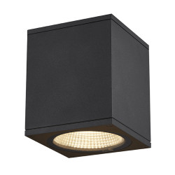 ENOLA, plafonnier extérieur, carré, M, anthracite, LED, 10W, 3000K/4000K, IP65
