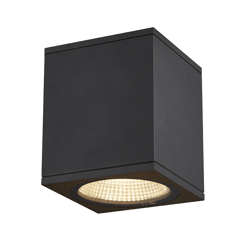 ENOLA, plafonnier extérieur, carré, M, anthracite, LED, 10W, 3000K/4000K, IP65