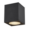 ENOLA, plafonnier extérieur, carré, M, anthracite, LED, 10W, 3000K/4000K, IP65