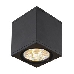 ENOLA, plafonnier extérieur, carré, M, anthracite, LED, 10W, 3000K/4000K, IP65