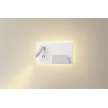 SOMNILA SPOT, applique intérieure, liseuse, version droite, blanc, LED, 13W, 3000K, avec port USB