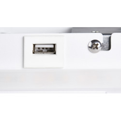 SOMNILA SPOT, applique intérieure, liseuse, version gauche, blanc, LED, 13W, 3000K, avec port USB