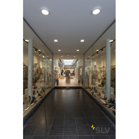 SENSER 24, plafonnier intérieur, rond, blanc mat, LED, 15W, 3000K, variable Triac
