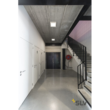 SENSER 24, plafonnier intérieur, carré, blanc mat, LED, 15W, 3000K, variable Triac