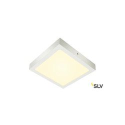 SENSER 24, plafonnier intérieur, carré, blanc mat, LED, 15W, 3000K, variable Triac