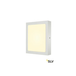 SENSER 24, plafonnier intérieur, carré, blanc mat, LED, 15W, 3000K, variable Triac