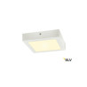 SENSER 18, plafonnier intérieur, carré, blanc mat, LED, 12W, 3000K, variable Triac