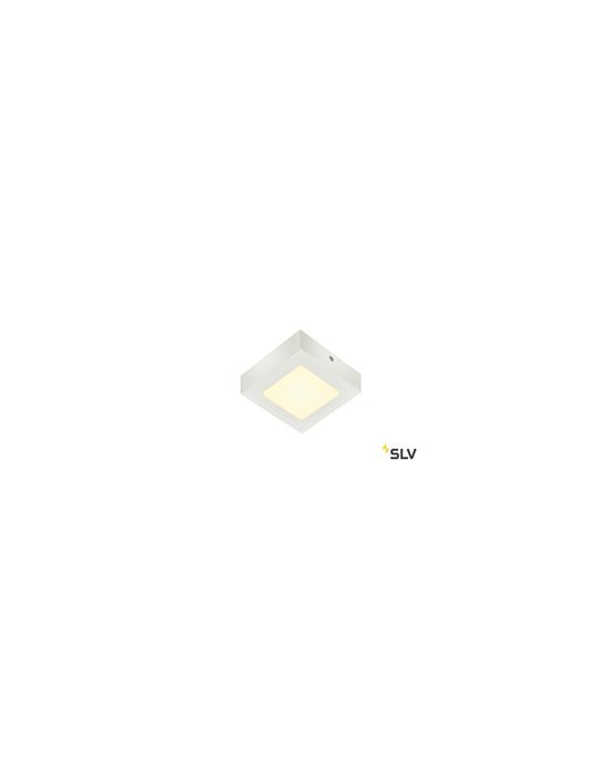 SENSER 12, plafonnier intérieur, carré, blanc mat, LED, 8,2W, 3000K, variable Triac