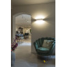 LOGS IN L, applique intérieure, aluminium/blanc, LED, 17W, 3000K, variable Triac