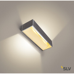 LOGS IN L, applique intérieure, aluminium/blanc, LED, 17W, 3000K, variable Triac