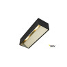 LOGS IN L, applique intérieure, noir/laiton, LED 17W, 3000K, variable Triac