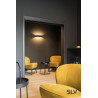 applique intérieure LOGS IN L, aluminium/blanc, LED 19W, 2000-3000K, Dim-to-warm
