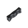 EASY-INSTALL QPAR51, encastré de plafond intérieur, rond, noir, GU10/QPAR51, 20W max
