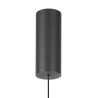 Suspension HELIA AMBIENT 35, pour intérieure, avec patère, noir, LED 9W, 3000K, variable Triac