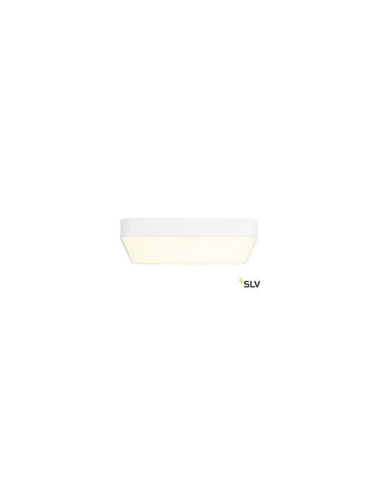 MEDO 60, plafonnier intérieur slv, carré, blanc, LED 39W, 3000K, variable Dali