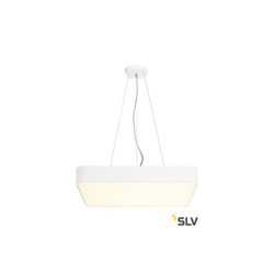 MEDO 60, plafonnier intérieur slv, carré, blanc, LED 39W, 3000K, variable Dali