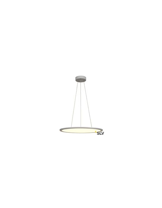 PANEL 60 SLV, suspension intérieure, gris argent, LED 42W, 4000K, variable Dali