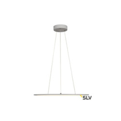 PANEL 60, suspension intérieure, gris argent, LED 42W, 3000K, variable Dali