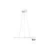 PANEL 60, suspension intérieure SLV, blanc, LED 42W, 4000K, variable Dali