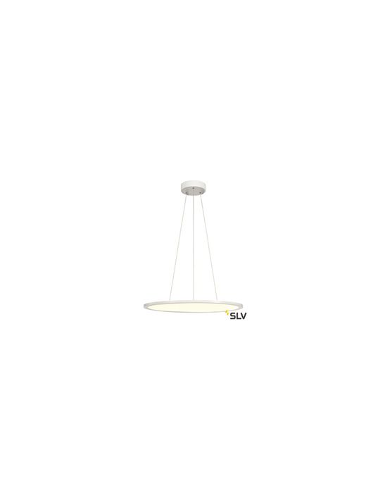 suspension intérieure SLV, PANEL 60, blanc, LED 42W, 3000K, variable Dali