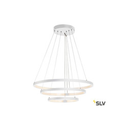 suspension intérieure blanche mat ONE TRIPLE, LED 65W, 3000/4000K, variable Dali