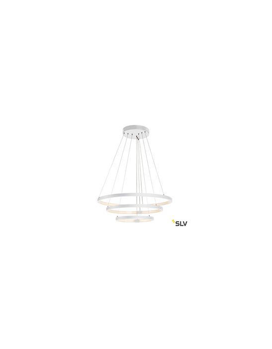 suspension intérieure blanche mat ONE TRIPLE, LED 65W, 3000/4000K, variable Dali