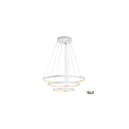suspension intérieure blanche mat ONE TRIPLE, LED 65W, 3000/4000K, variable Dali