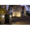 AINOS SENSOR, applique et plafonnier extérieur slv, carré, anthracite, LED 18W, 3000K/4000K, IP65, détecteur de mouvement