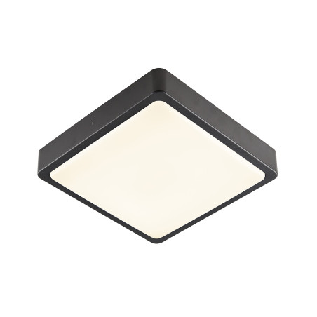 AINOS SENSOR, applique et plafonnier extérieur slv, carré, anthracite, LED 18W, 3000K/4000K, IP65, détecteur de mouvement