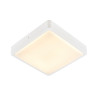 AINOS, applique et plafonnier extérieur carré blanc, LED 17W, 3000K/4000K, IP65
