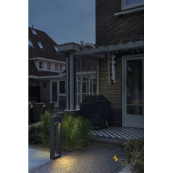 borne extérieure QUAD LED, anthracite, LED 18W, 3000K, IP65