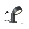 ESKINA 30, borne extérieure anthracite slv, LED 14,5W, 3000/4000K, IP65, variable