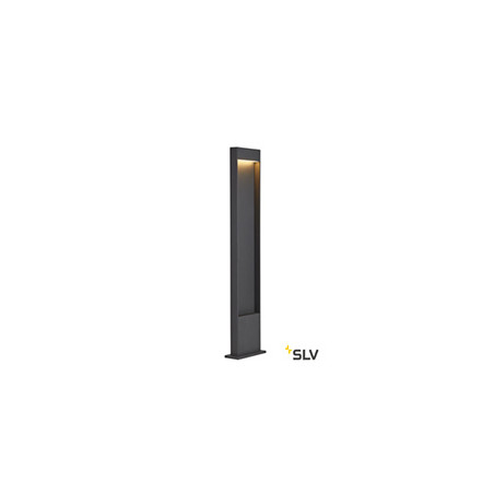 FLATT 100, borne extérieure slv anthracite, LED 9,7W, 3000/4000K, IP65