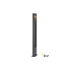 FLATT 100, borne extérieure slv anthracite, LED 9,7W, 3000/4000K, IP65