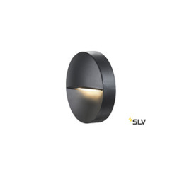 DOWNUNDER OUT, encastré mural extérieur rond anthracite, LED, 4,5W, 3000/4000K, IP65