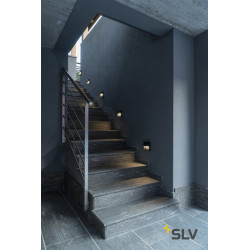 DOWNUNDER OUT, encastré mural extérieur carré, anthracite, LED 4,5W, 3000/4000K, IP65
