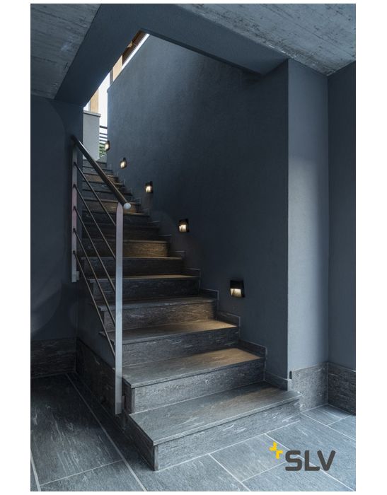 DOWNUNDER OUT, encastré mural extérieur carré, anthracite, LED 4,5W, 3000/4000K, IP65